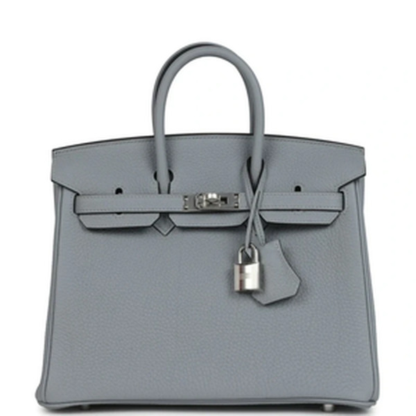 BIRKIN 25 VEAU TOGO GRIS PANTIN PHW