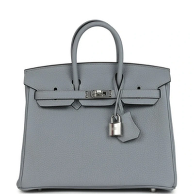 BIRKIN 25 VEAU TOGO GRIS PANTIN PHW