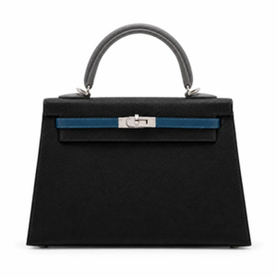 KELLY SELLIER 25 VEAU EPSOM TRICOLORE