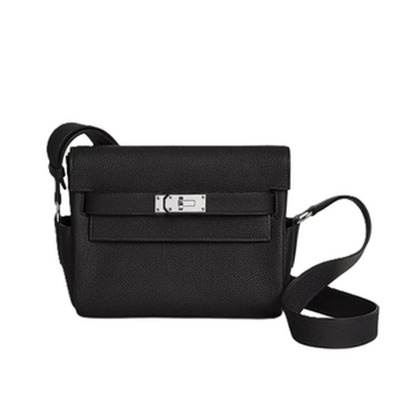 Kelly Messenger Bag Togo Noir