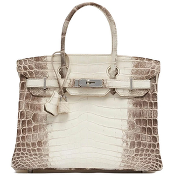 BIRKIN 30 CROCODILE NILOTICUS MATTE HIMALAYA PHW