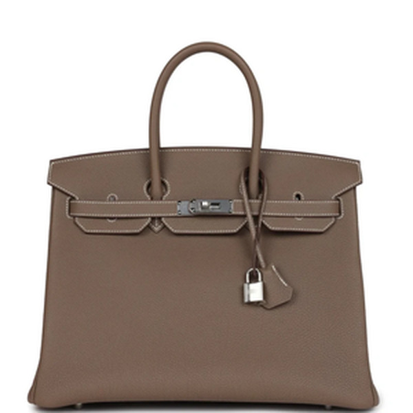 BIRKIN 35 VEAU TOGO ETOUPE PHW