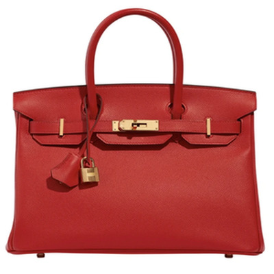 BIRKIN 30 VEAU TOGO ROUGE DE COEUR BROWN INTERIOR GHW