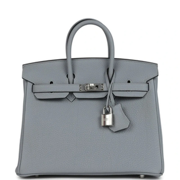BIRKIN 25 VEAU TOGO GRIS PANTIN PHW