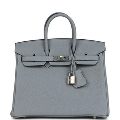 BIRKIN 25 VEAU TOGO GRIS PANTIN PHW