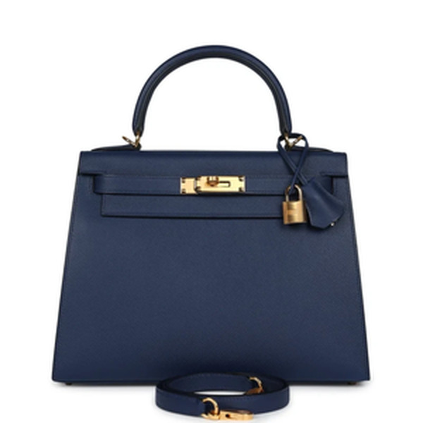 KELLY SELLIER 28 EPSOM BLEU NAVY GHW