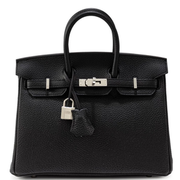 BIRKIN 25 VEAU TOGO NOIR PHW