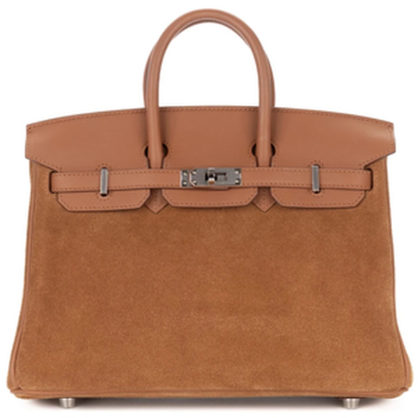 BIRKIN 25 VEAU SWIFT / GRIZZLY GOLD  PHW