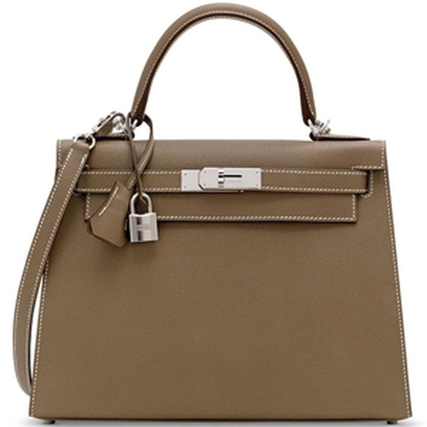 KELLY 28 VEAU EPSOM ETOUPE PHW