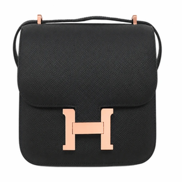 SAC CONSTANCE MINI MIROIR VEAU EPSOM NOIR