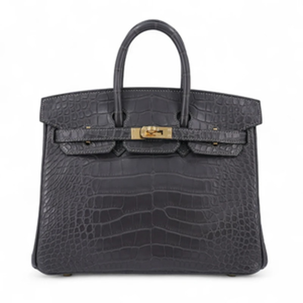 BIRKIN 25 ALLIGATOR MATTE GRAPHITE GHW