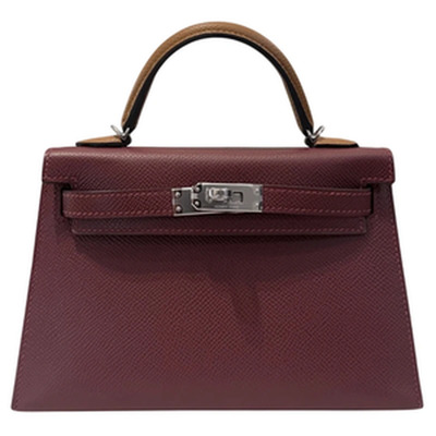 KELLY 20 VEAU EPSOM ROUGE H/GOLD/BAI-BRIN PHW