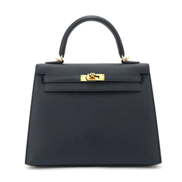 KELLY II 25 VEAU EPSOM BLEU INDIGO GHW