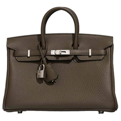 BIRKIN 25 VEAU TOGO VERT LODEN PHW