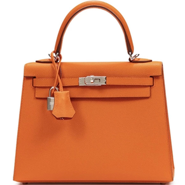 KELLY 25 VEAU EPSOM ORANGE PHW