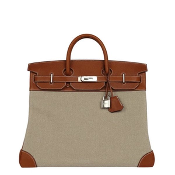 Birkin HAC 40 Fauve Barenia and Ficelle Toile H PHW