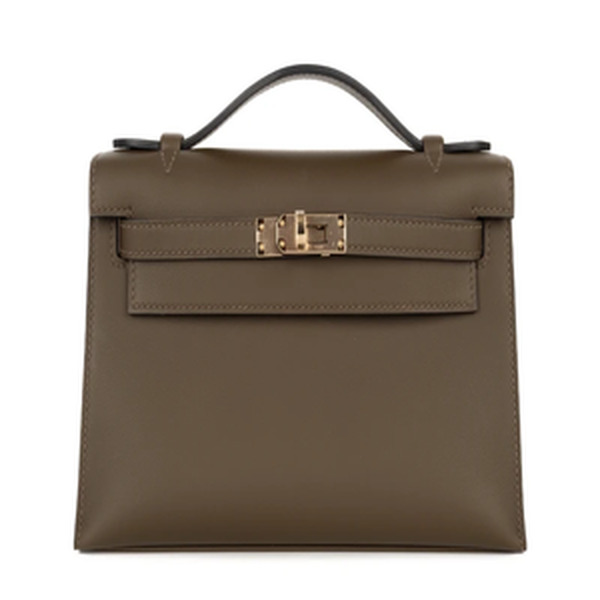 KELLY POCHETTE VEAU SWIFT VERT LODEN PBHW