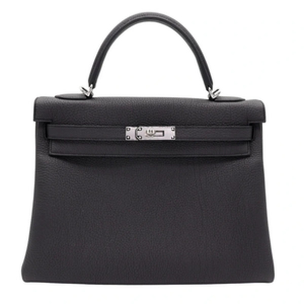 KELLY RETOURNE 32 VEAU TOGO NOIR PHW