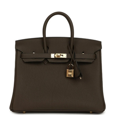 BIRKIN 25 VEAU TOGO VERT LODEN PBHW