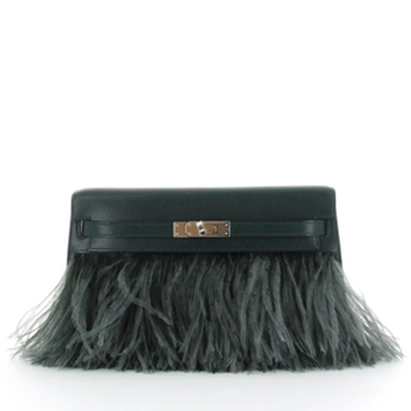 Kelly Elan Folie Vert Cypress Ch&egrave;vre/ Vert Mangrove Feather PHW