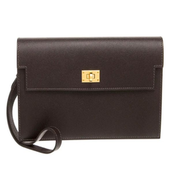 KELLY POCKET LONG WALLET VEAU MADAME BAI BRUN